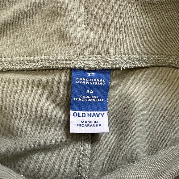❤️ 2/$70 - Old Navy 3T Boys Sweatpants - Gray, Olive, and Black - Picture 5 of 11